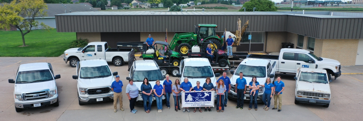 Tri-Basin NRD staff and equipment photo